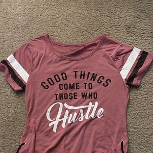 Pink short sleeve , from target